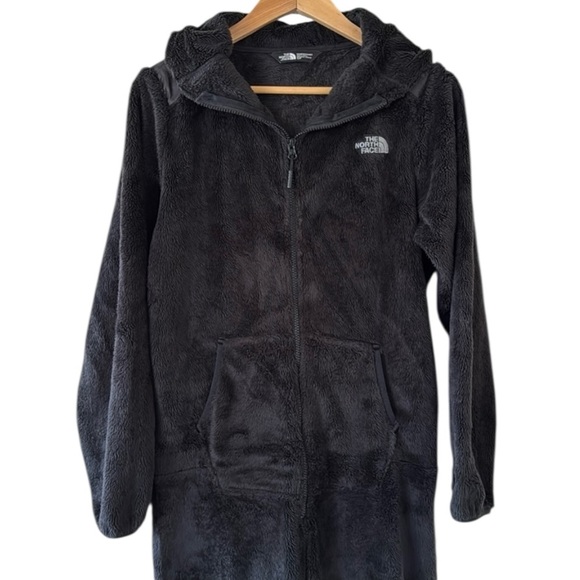 The North Face Limited Edition Osito Onesie Jumpsuit Black Sz S Y2K Cozy Fleece - Picture 7 of 11